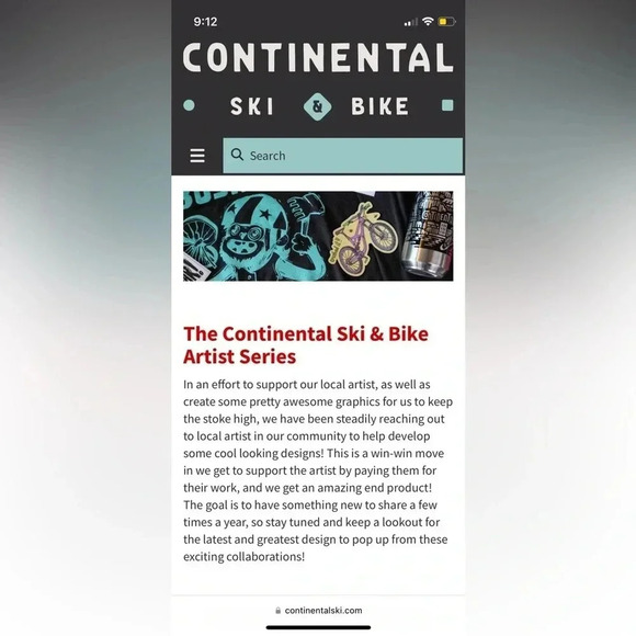 Schlarbing The Gnar! Green GraphicT-Shirt Medium Ski & Bike Local Artist Collab - Picture 6 of 7